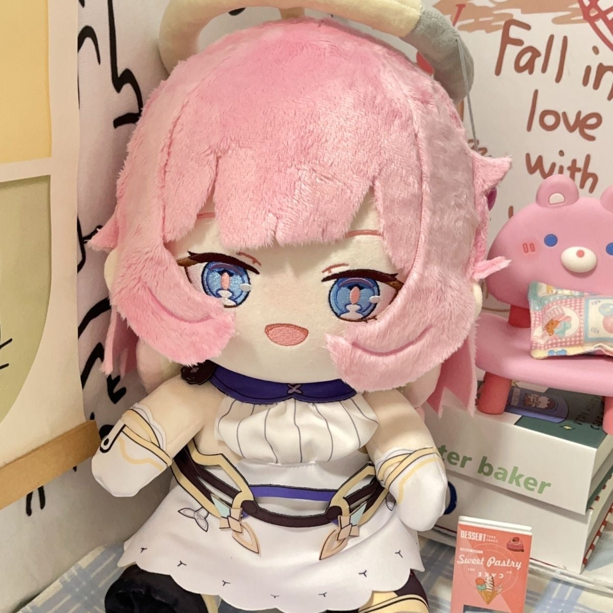 Smile House Plush Honka Impact3 Plushies Elf Elysia 30CM Plush Doll