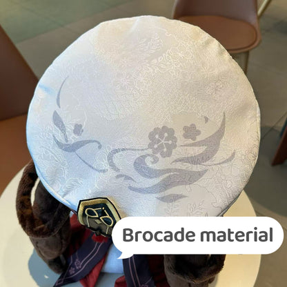 Smile House Plush Genshin Impact Plushies Staring Hutao Cherries Snow-Laden 40CM Plush Doll