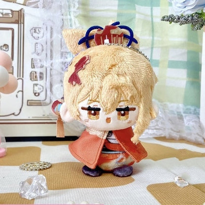 Smile House Plush Genshin Impact Yoimiya Traveler Lumine Dainsleif Cloak Plush Doll 12 CM