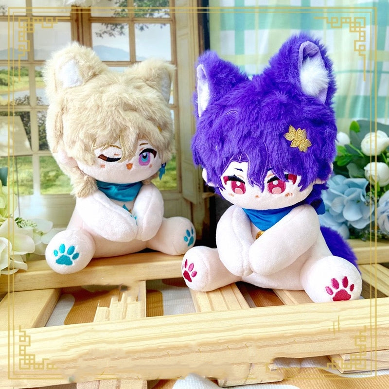 Smile House Plush Honkai Star Rail Plushies Aventurine Dr. Ratio Animal Plush Doll 15CM