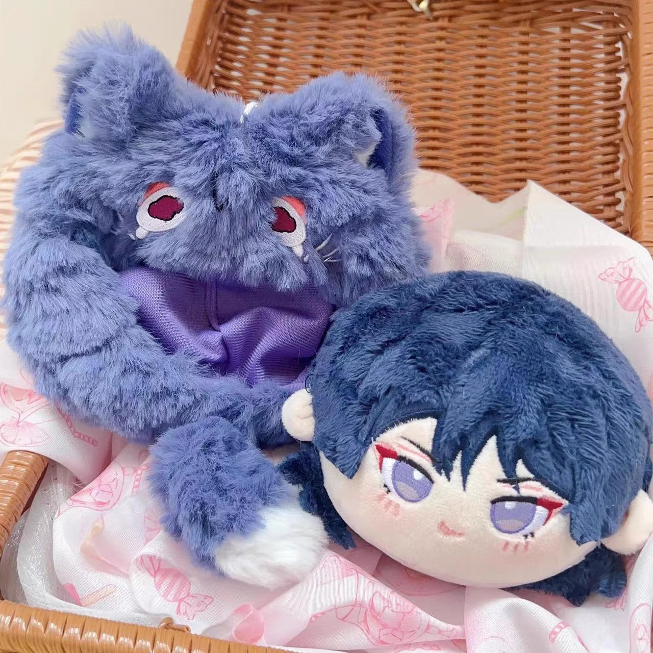 Smile House Plush Genshin Impact Wanderer Scaramouche Ball Plush Doll Ball