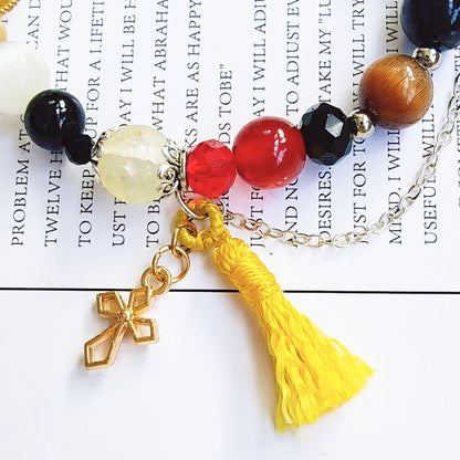 Free Shipping Smile House Plush Zenless Zone Zero ZZZ Evelyn Chevalier Inspired Round Bracelet