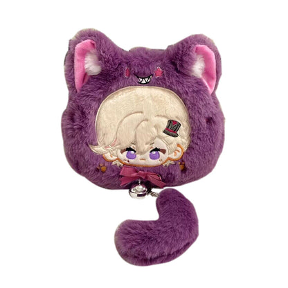 Smile House Plush Genshin Impact Lyney Card Coin Purse Bag