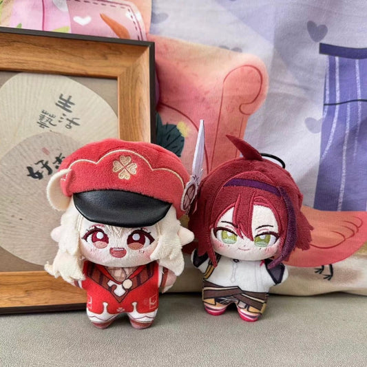 Smile House Plush Genshin Impact Plushies Keqing Klee Shikanoin Heizou Diluc HX Style 12 CM Plush Doll