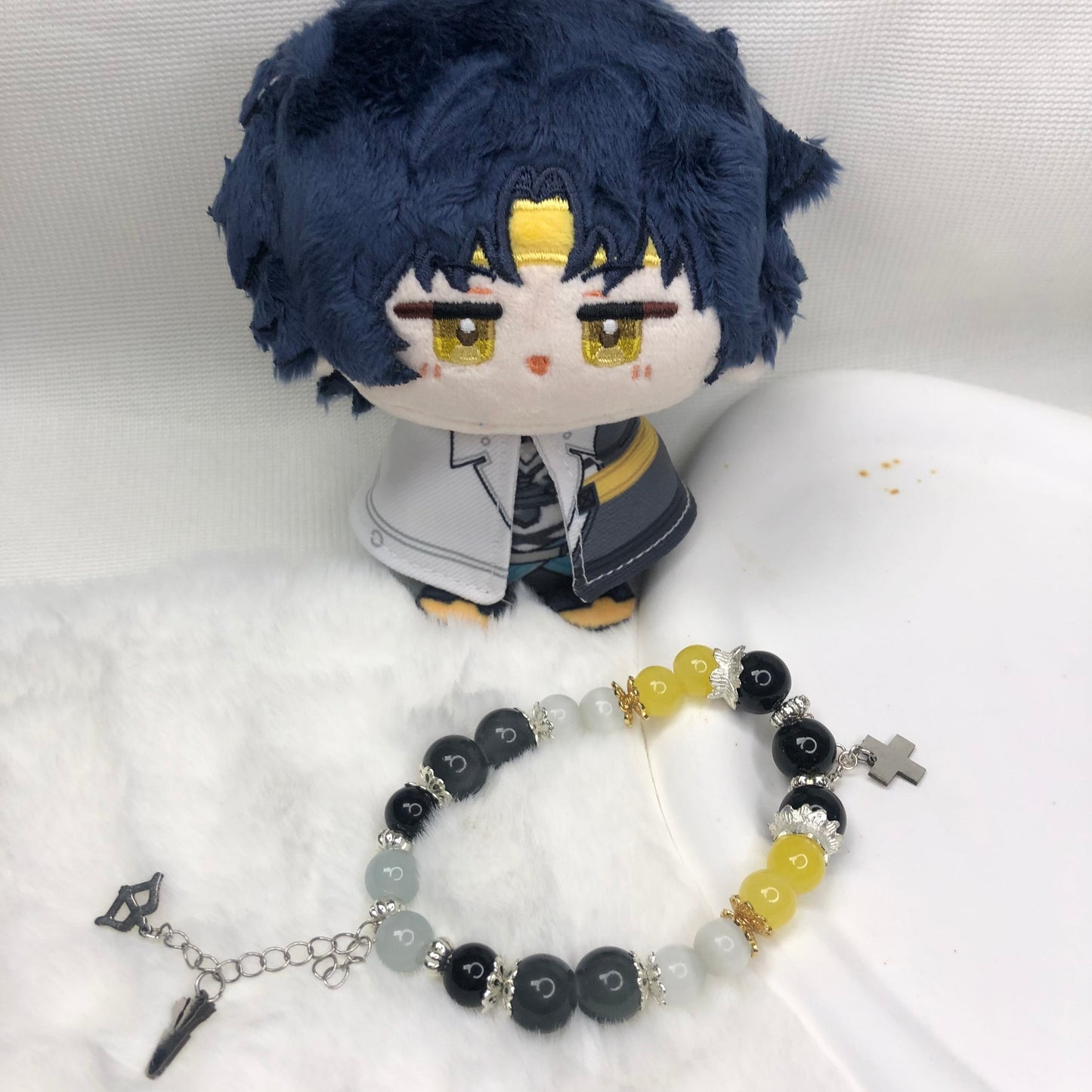 Smile House Plush Zenless Zone Zero ZZZ Harumasa Inspired Round Bracelet