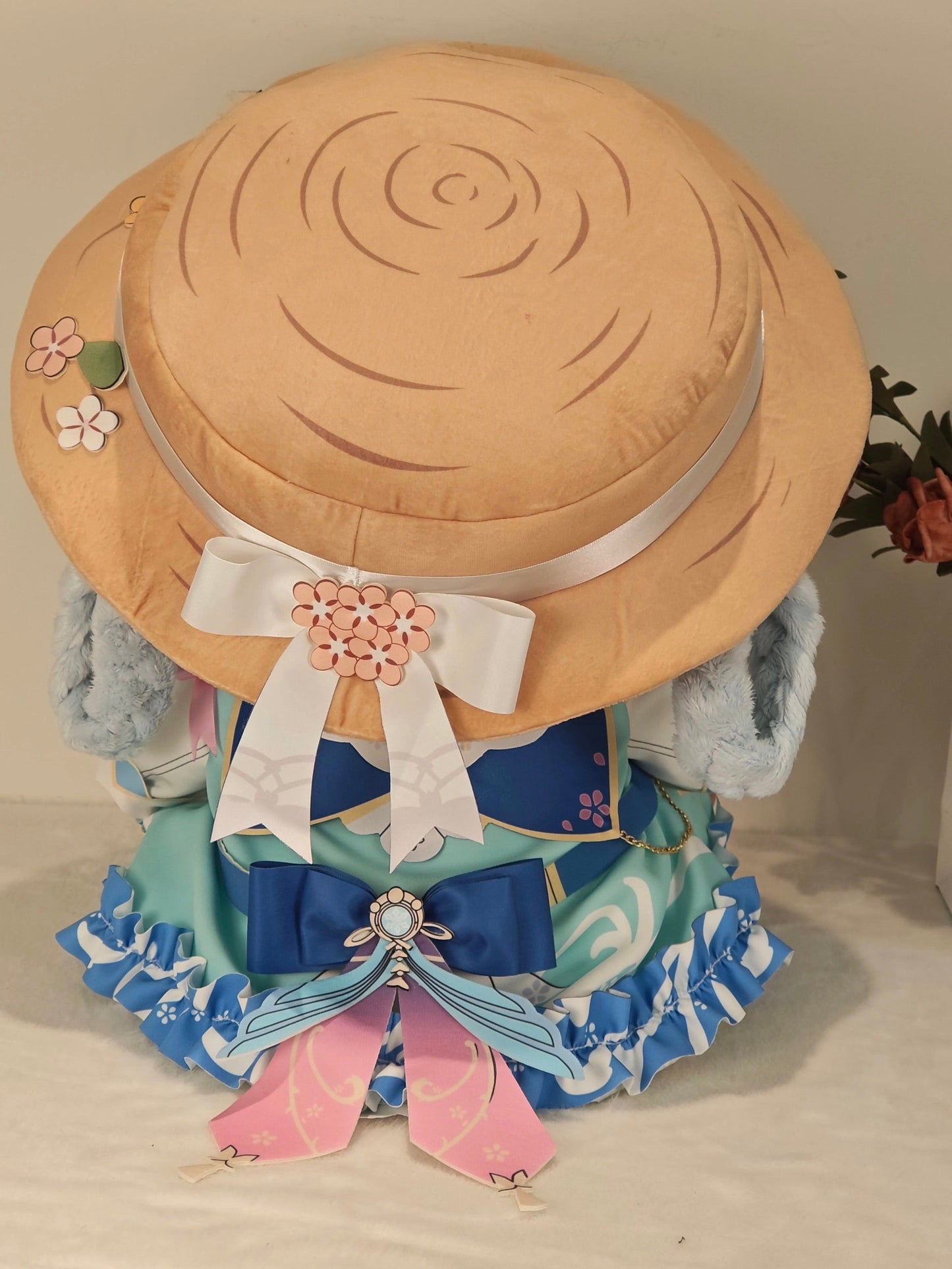 Smile House Plush Genshin Impact Plushies Big Eyes Ayaka Fontaine Springbloom Missive 40CM Plush Doll