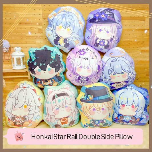 Smile House Plush Honkai: Star Rail Characters Double Side Pillow Plush Doll 38CM