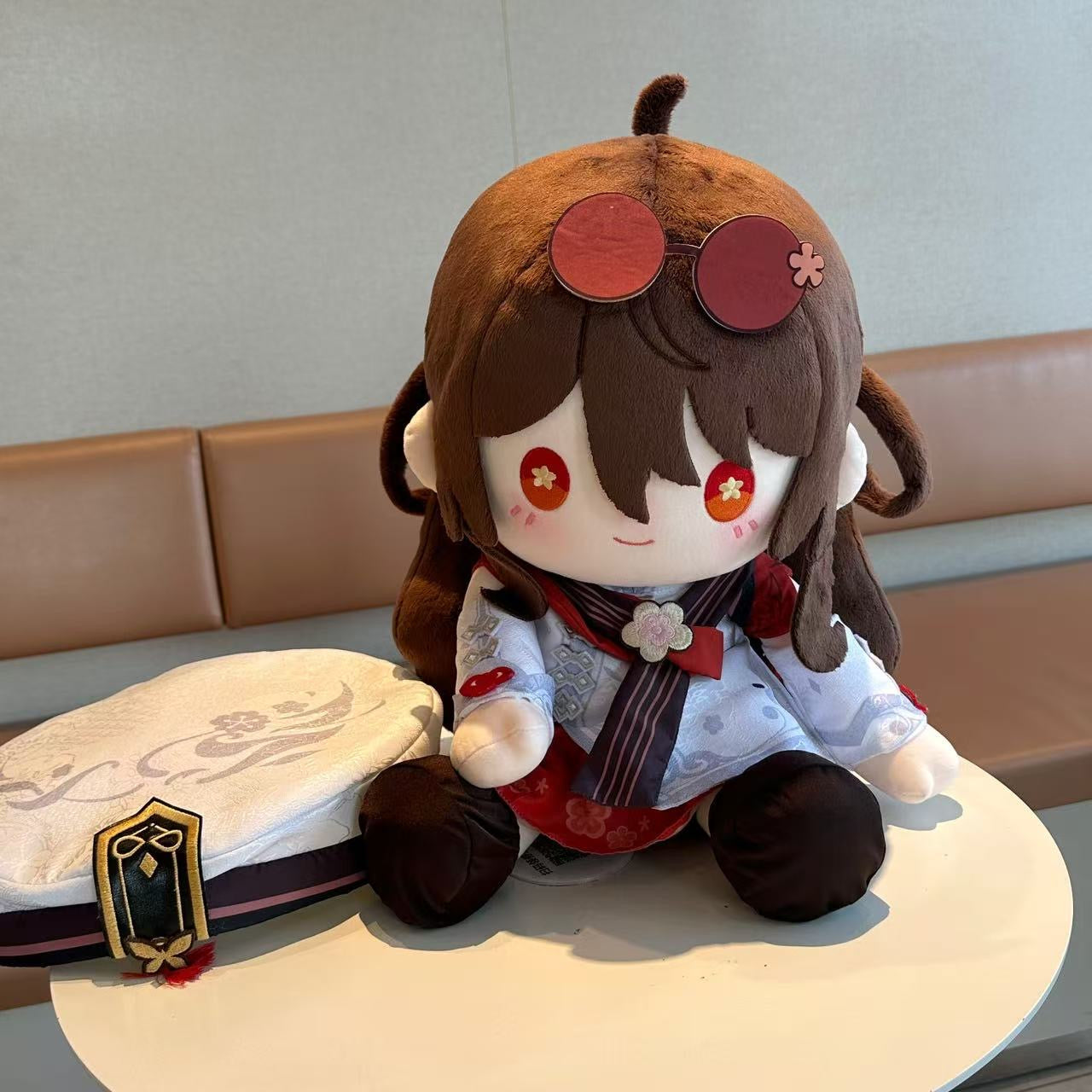 Smile House Plush Genshin Impact Plushies Staring Hutao Cherries Snow-Laden 40CM Plush Doll