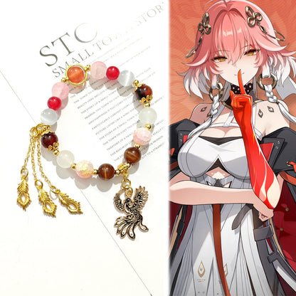 Smile House Plush Game Wuthering Waves Changli Inspired Bracelet