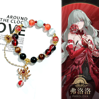 Smile House Plush Game Wuthering Waves Phrolova Inspired Bracelet