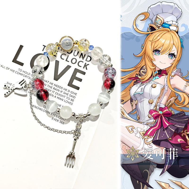 Smile House Plush Game Wuthering Waves Escoffier Inspired Bracelet