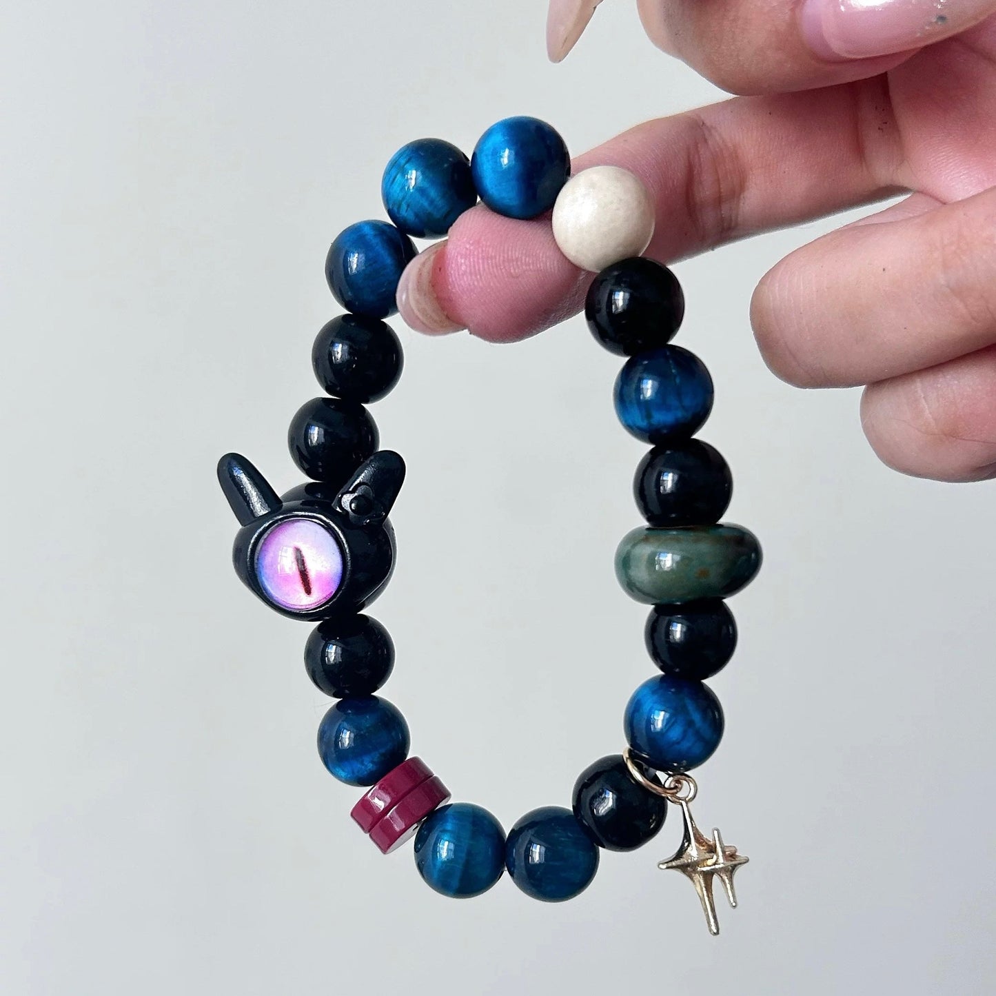 Smile House Plush Zenless Zone Zero/ZZZ Miyabi Inspired Round Bracelet