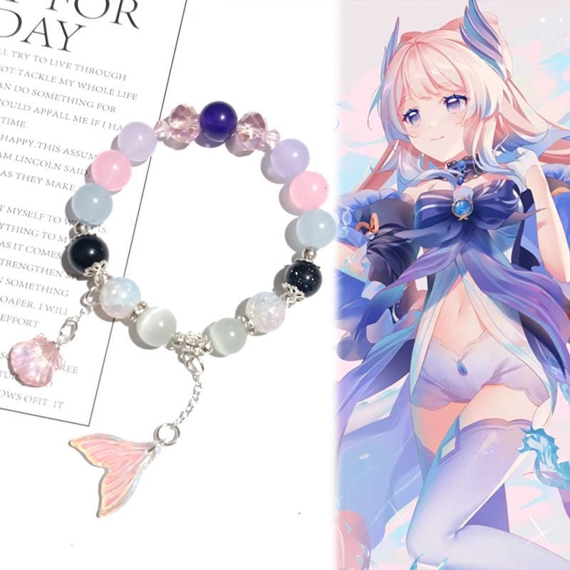 ¡¾Free Shipping¡¿Smile House Plush Genshin Impact Kokomi Inspired Bracelets