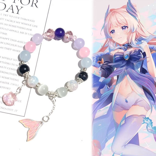 ¡¾Free Shipping¡¿Smile House Plush Genshin Impact Kokomi Inspired Bracelets