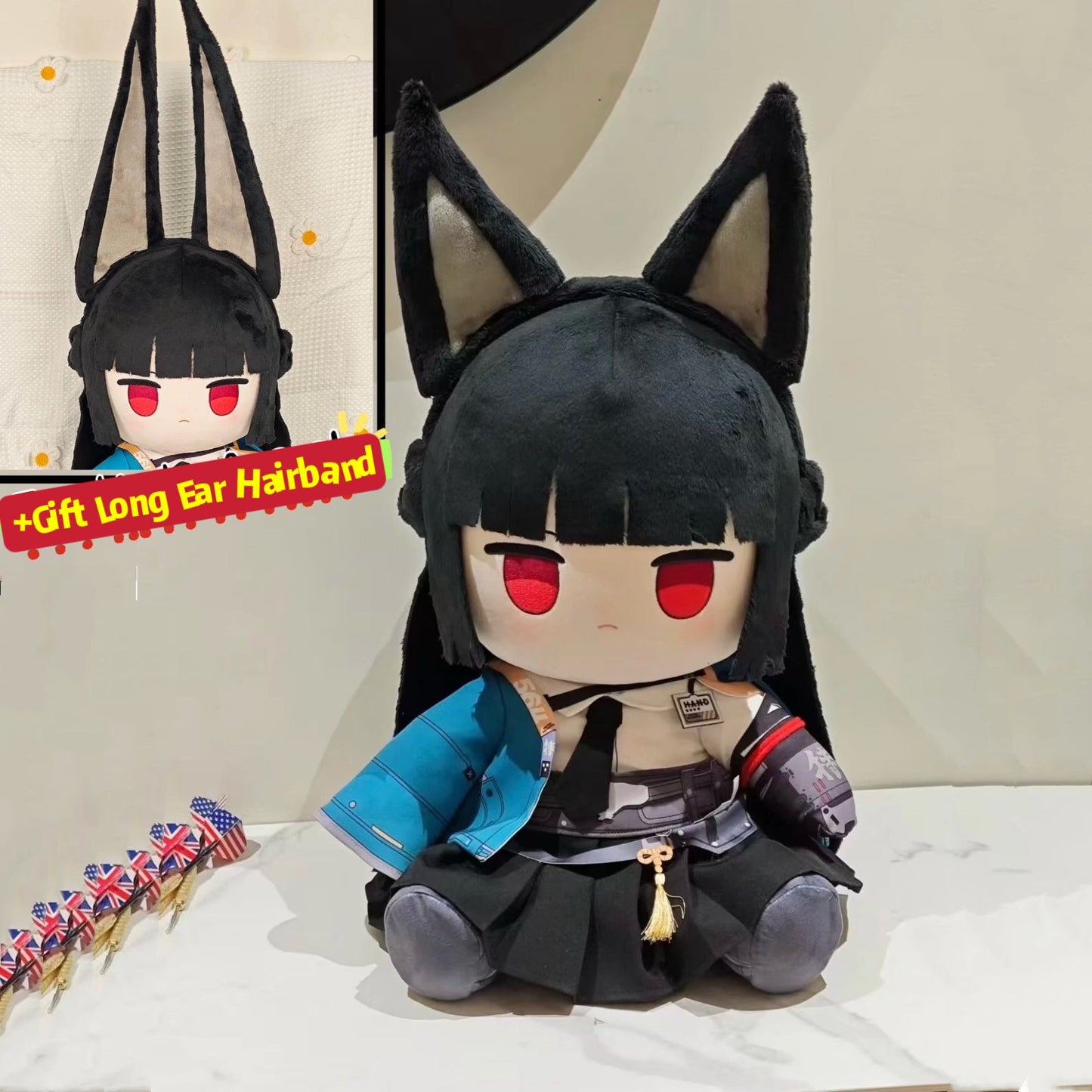 FREE SHIPPING Smile House Plush Zenless Zone Zero/ZZZ Plushies Hoshimi Miyabi Plush Doll 40CM