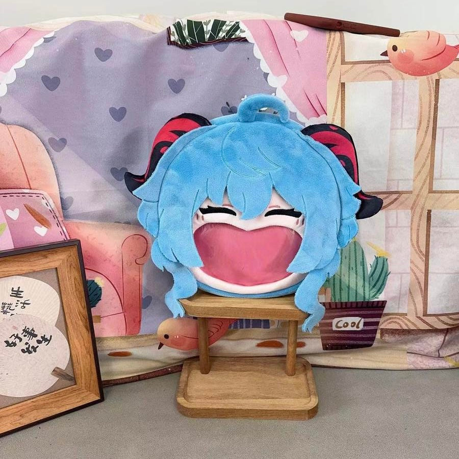 Smile House Plush Game Genshin Impact Ganyu Smile Backpack Crossbody Bag