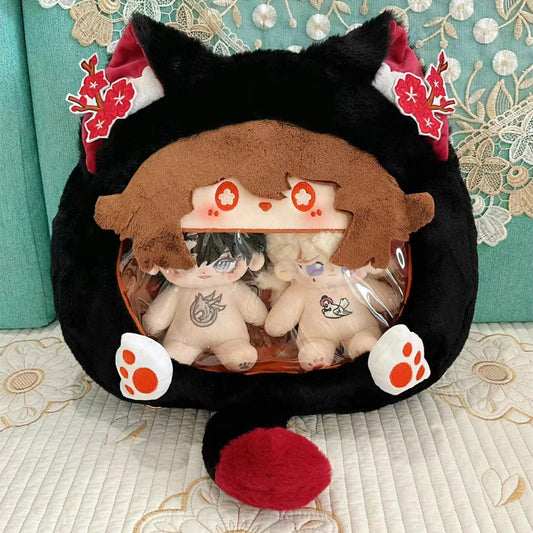 Smile House Plush Genshin Impact Hutao Plush Corssbody Bag Backpack