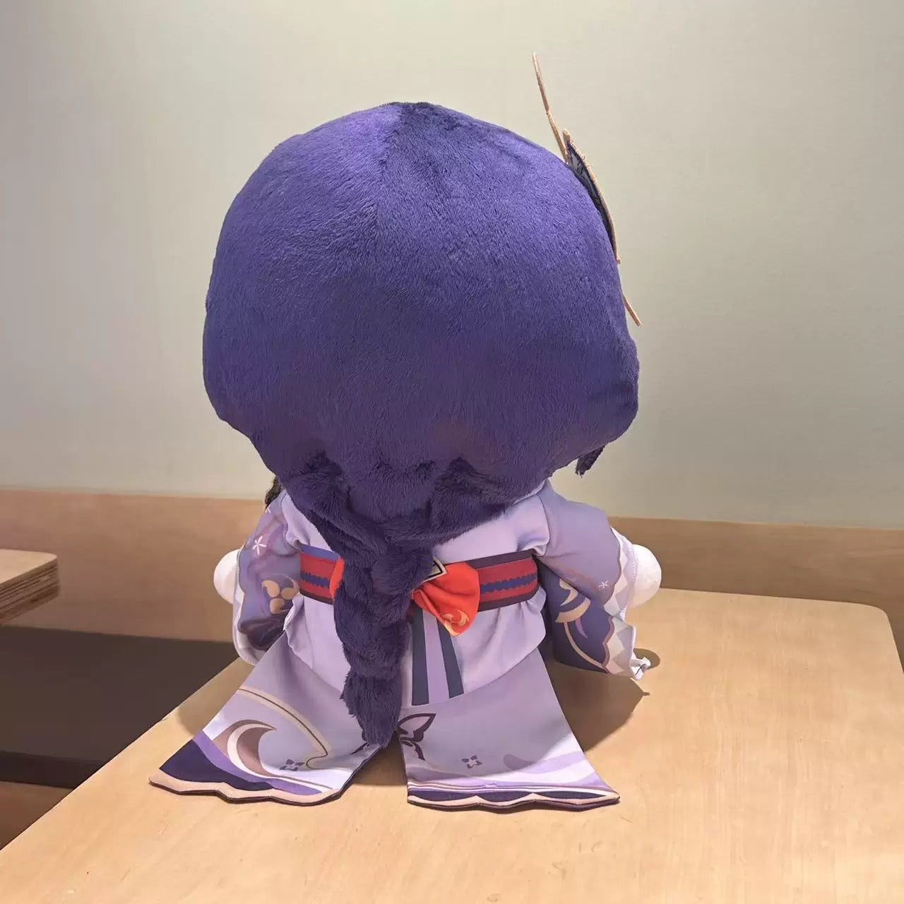 Smile House Plush Genshin Impact Plushie Staring Baal Ei Raiden Shugun 40CM Plush Doll