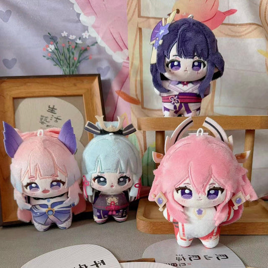 Smile House Plush Genshin Impact Yae Miko Ayaka Raiden Shogun Kokomi 12CM Plush Doll