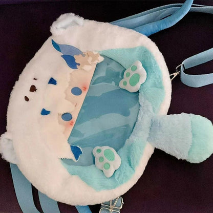 Smile House Plush Genshin Impact Neuvillette Plush Corssbody Bag Backpack