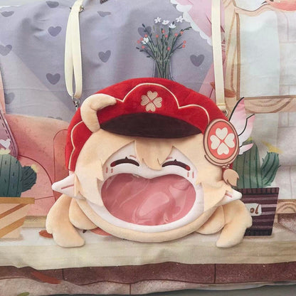 Smile House Plush Genshin Impact Klee Crossbody Bag Backpack