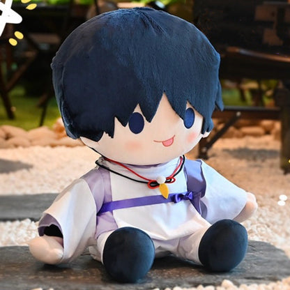 Smile House Plush Genshin Impact plushie Scaramouche Wanderer Kabukimono Staring Eyes Plush Doll 40CM