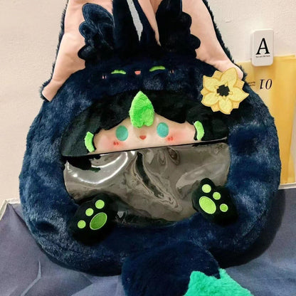 Smile House Plush Genshin Impact Fanart Tighnari Backpack Bag Crossbody Bag