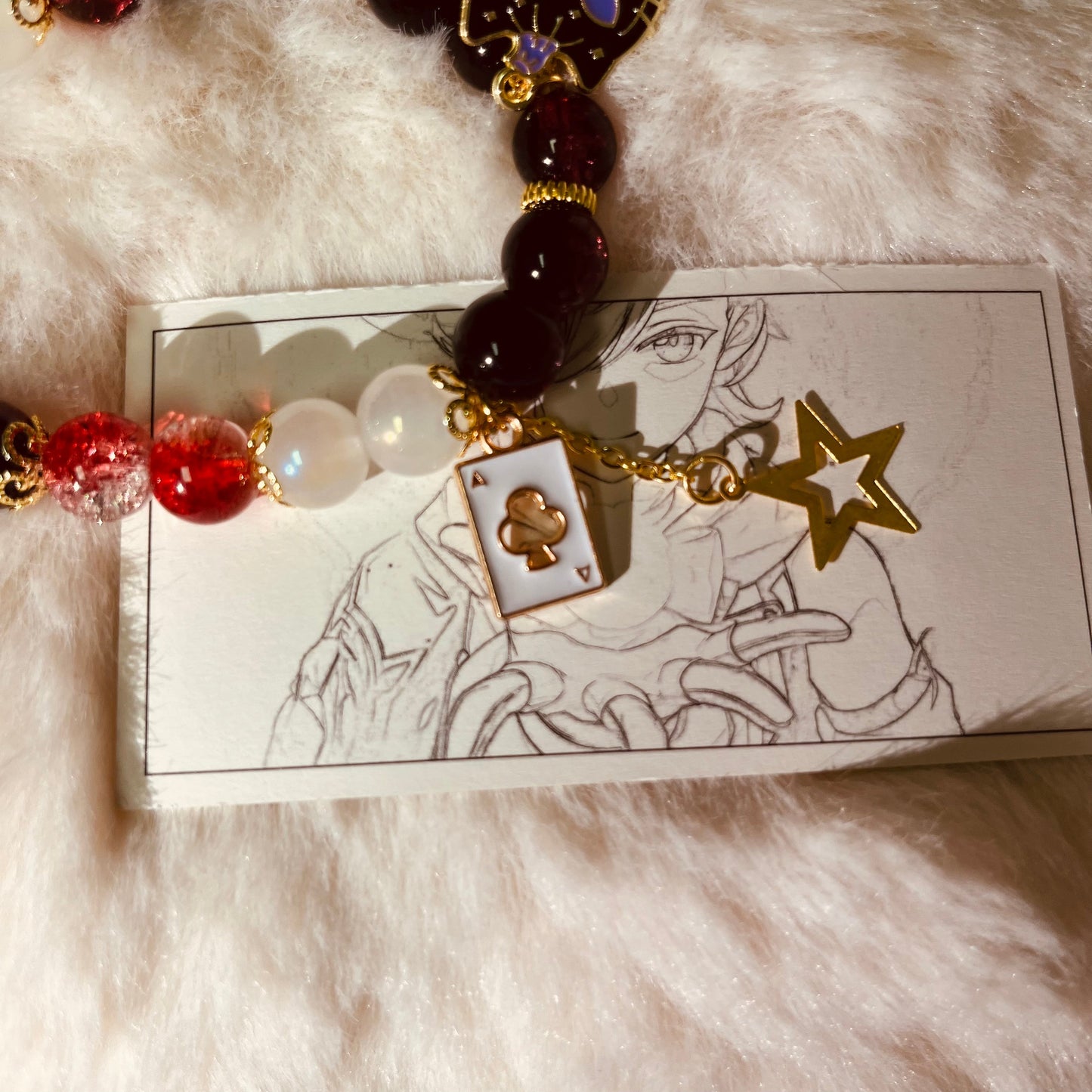 Smile House Plush Genshin Impact Lyney Bracelet