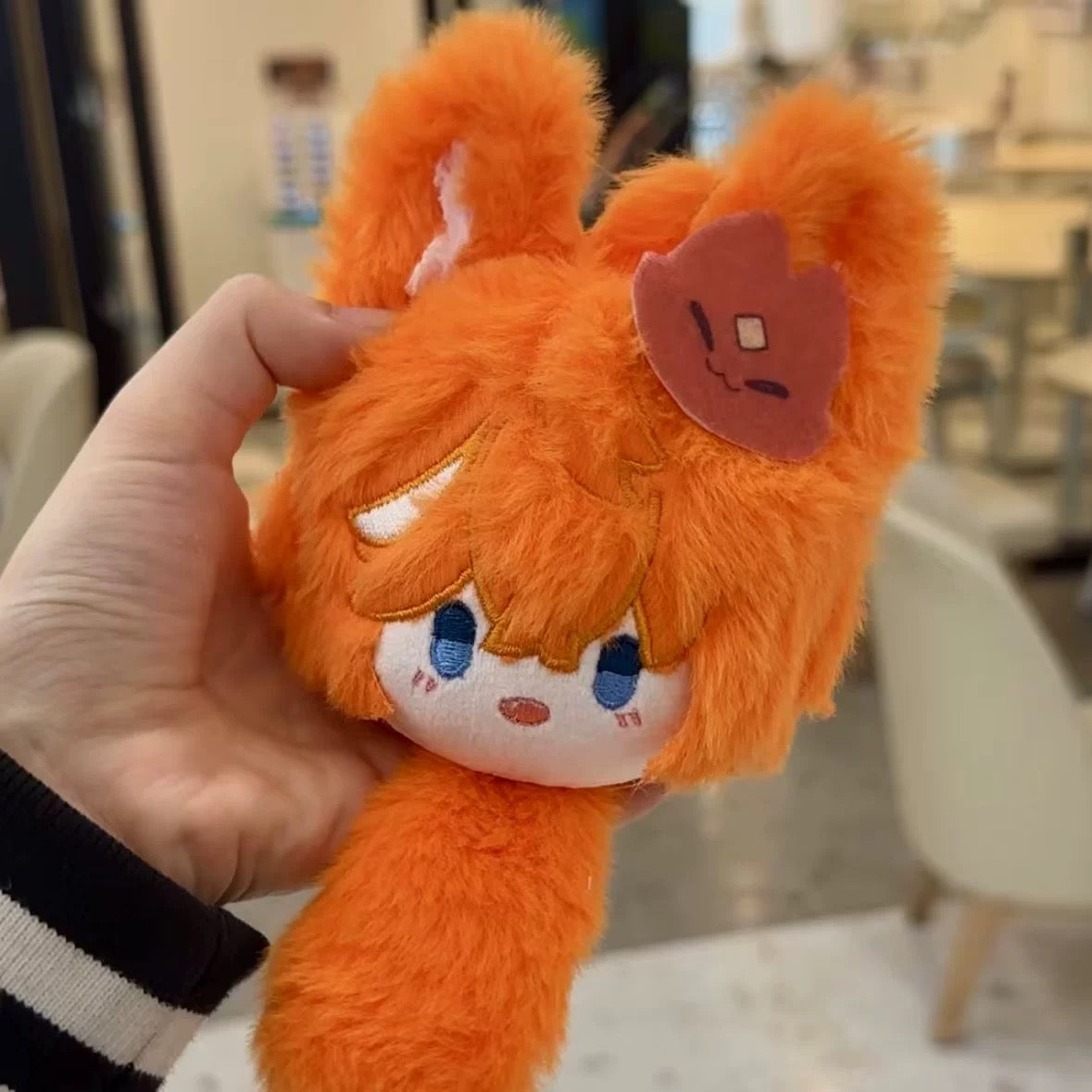 Smile House Plush Genshin Impact Tartaglia Childe Plush Doll Ball 12CM Plushies