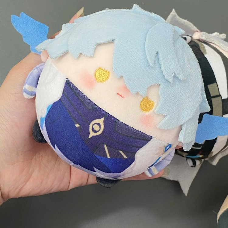 Smile House Plush Honkai: Star Rail Plushie Jingyuan Sunday Aventurine Dr Ratio Dan Heng ? Imbibitor Lunae 10CM Plush Ball Doll