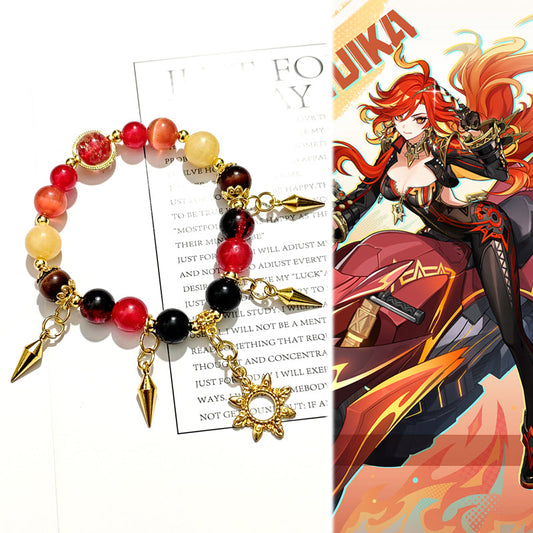 Smile House Plush Game Genshin Impact Natlan Mavuika Inspired Bracelet