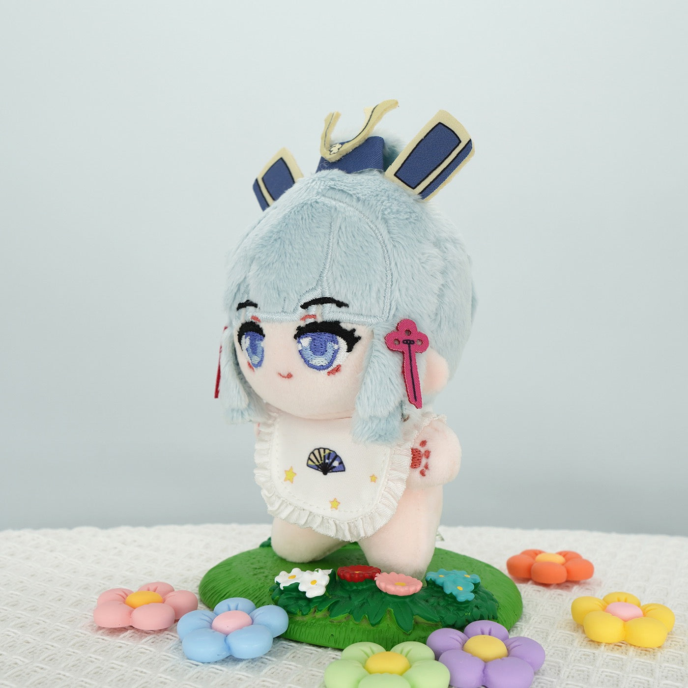 Smile House Plush Genshin Impact Fanart Plushie Ayaka Cute Plush Doll 12 CM