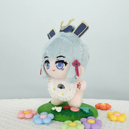Smile House Plush Genshin Impact Fanart Plushie Ayaka Cute Plush Doll 12 CM