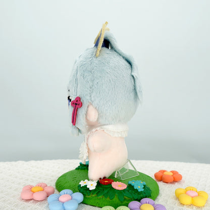 Smile House Plush Genshin Impact Fanart Plushie Ayaka Cute Plush Doll 12 CM