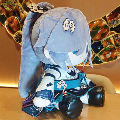Smile House Plush Honkai Impact 3: Fuhua Azure Empyrea battlesuit 40CM Staring Eyes Plush Doll