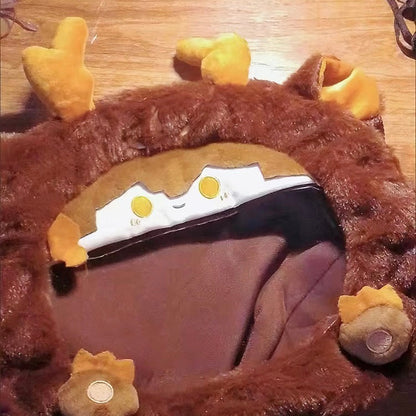 Smile House Plush Game Genshin Impact Fanart Zhongli Purse Crossbody Bag Backpack