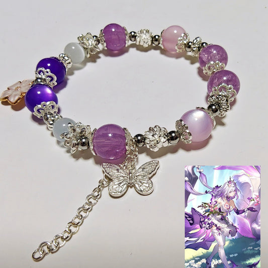 Smile House Plush Honkai Star Rail Castorice Inspired Round Bracelet