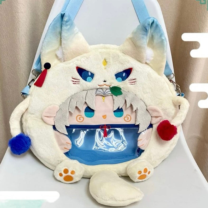 Smile House Plush Honkai Star Rail Feixiao Inspired Backpack Crossbody Bag