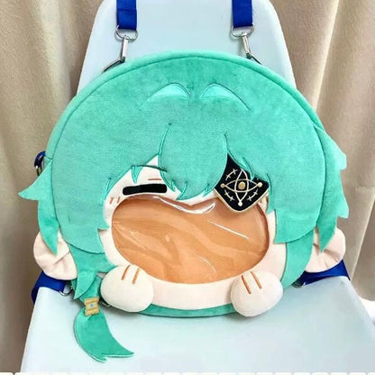 Smile House Plush Honkai Star Rail Anaxa Smile Backpack Crossbody Bag