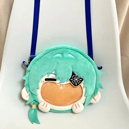 Smile House Plush Honkai Star Rail Anaxa Smile Backpack Crossbody Bag