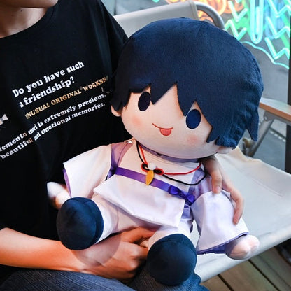 Smile House Plush Genshin Impact plushie Scaramouche Wanderer Kabukimono Staring Eyes Plush Doll 40CM