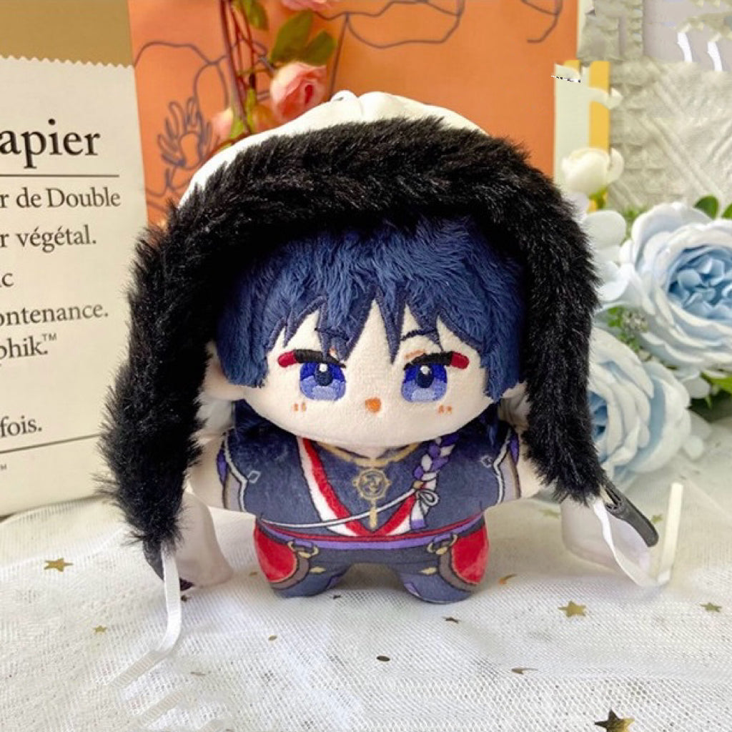 Smile House Plush Genshin Impact Wanderer Scaramouche Kabukimono HX Style Plush Doll 12 CM