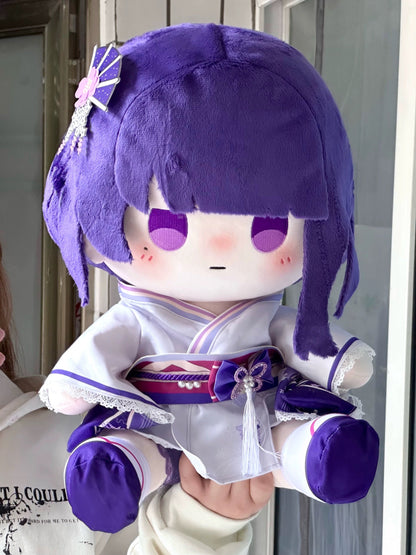 Smile House Plush Genshin Impact Plushie Big Eyes Baal Ei Raiden Shugun 40CM Plush Doll