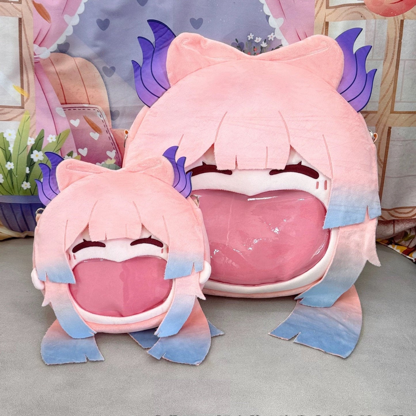 Smile House Plush Game Genshin Impact Kokomi Crossbody Bag Backpack