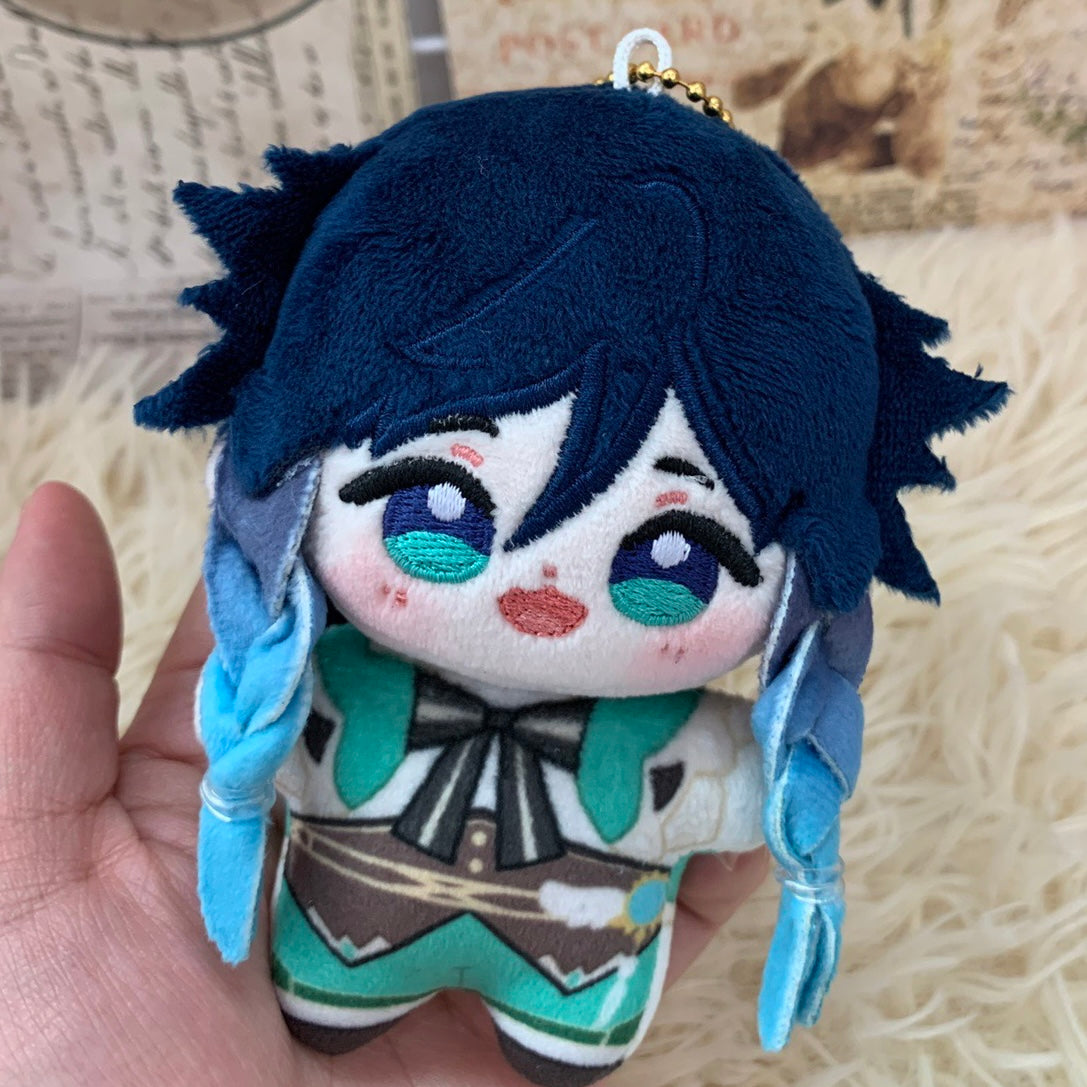 Smile House Plush Genshin Impact Xiao Venti Wanderer Kabukimono Kaedehara Kazuha Plush Doll 12 CM