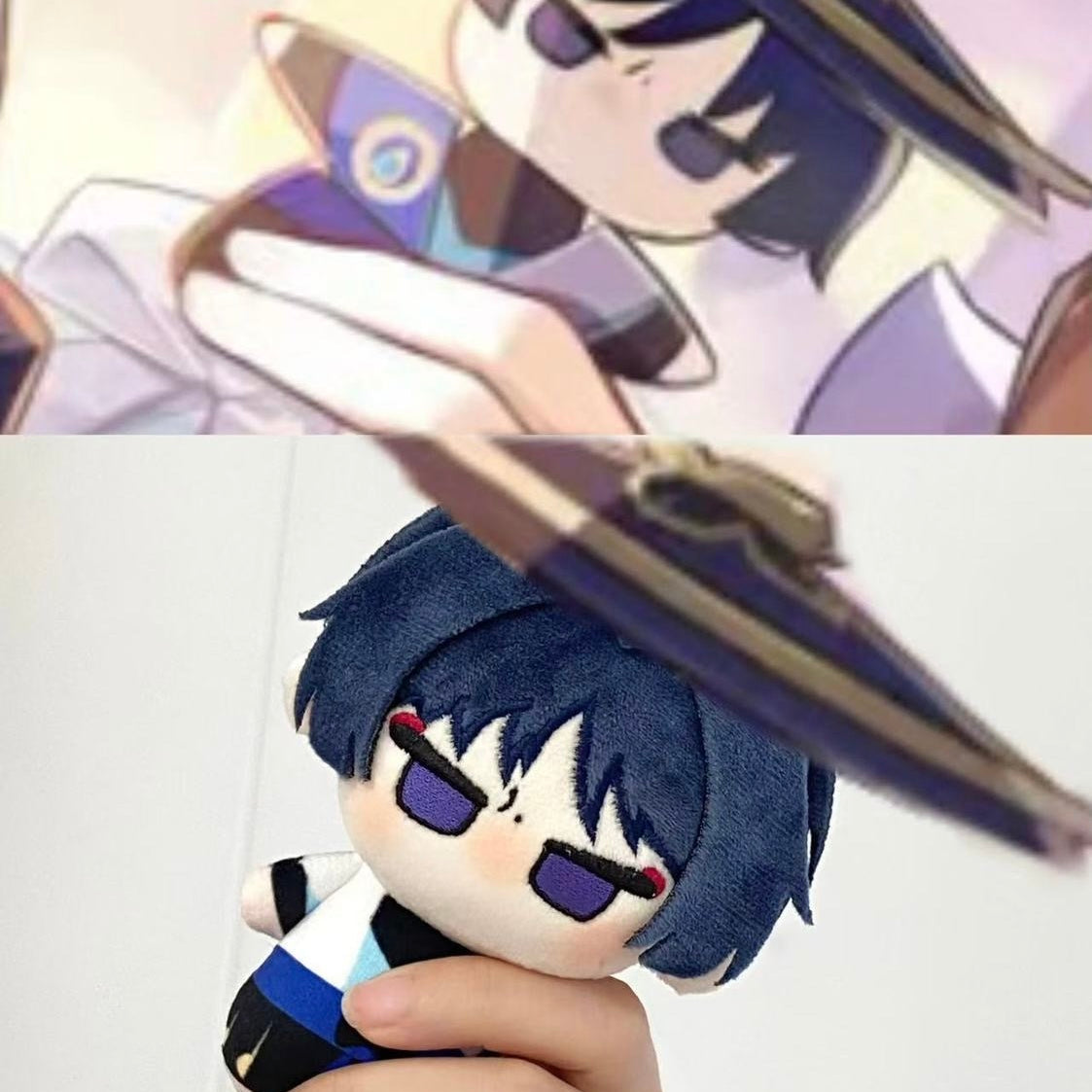 Smile House Plush Genshin Impact Wanderer Scaramouche 10CM Plush Doll