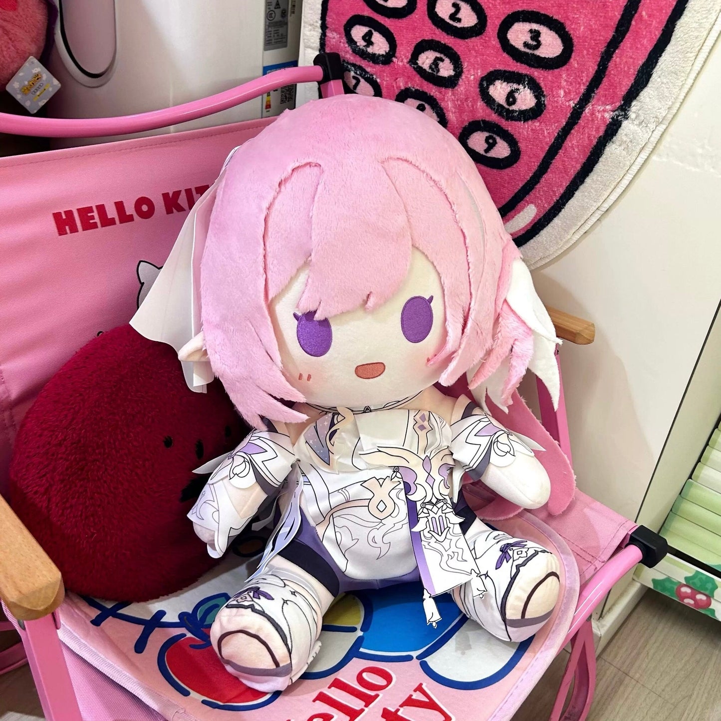 Smile House Plush Honkai Impact 3 Elysia 40CM Staring Eyes Plush Doll