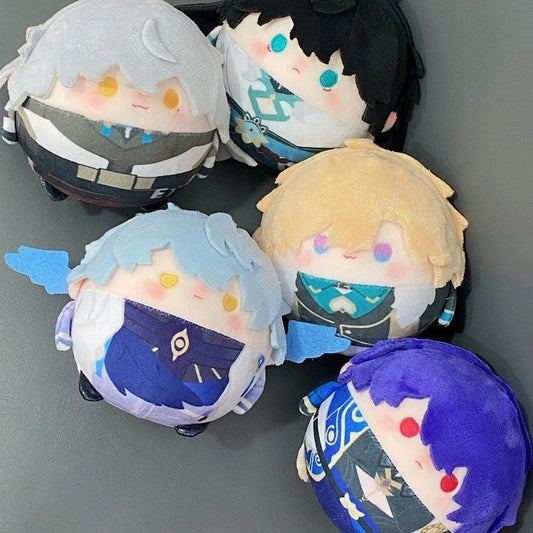 Smile House Plush Honkai: Star Rail Plushie Jingyuan Sunday Aventurine Dr Ratio Dan Heng ? Imbibitor Lunae 10CM Plush Ball Doll