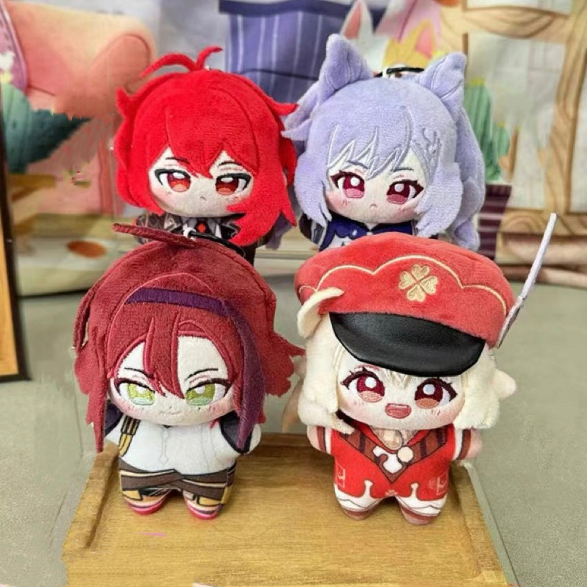 Smile House Plush Genshin Impact Plushies Keqing Klee Shikanoin Heizou Diluc HX Style 12 CM Plush Doll