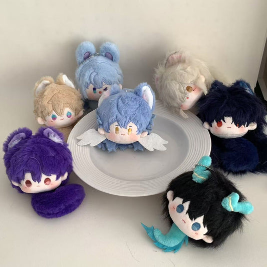 Smile House Plush Honkai: Star Rail Plushie Jingyuan Blade Sunday Dr Ratio Boothill Robin Dan Heng ? Imbibitor Lunae 12CM Plush Ball Doll
